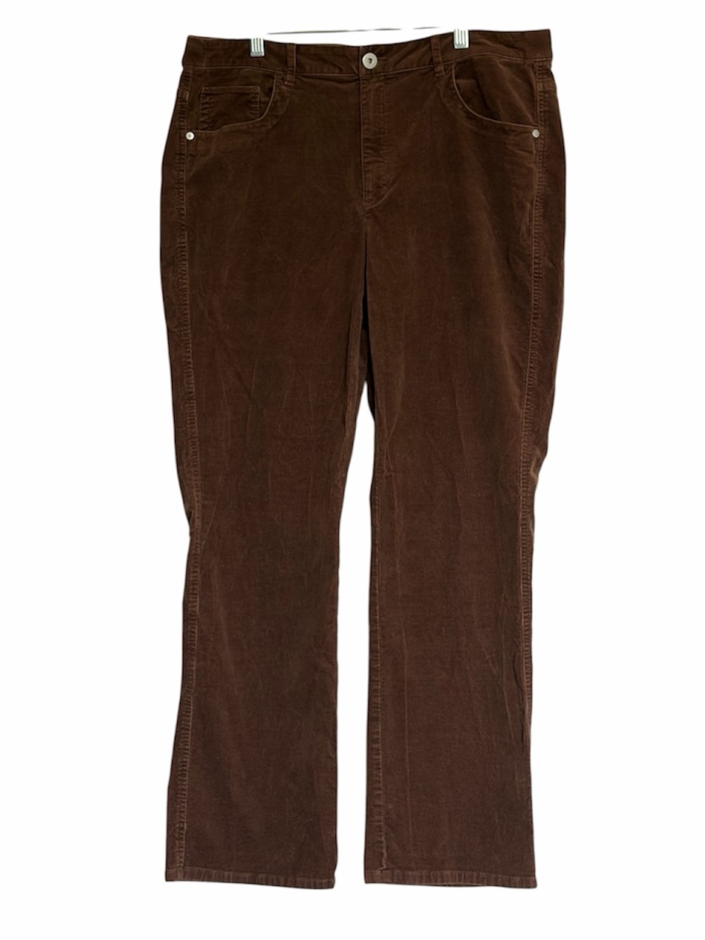 J. Jill Corduroy Wide Leg Pants Chestnut Brown Size 18